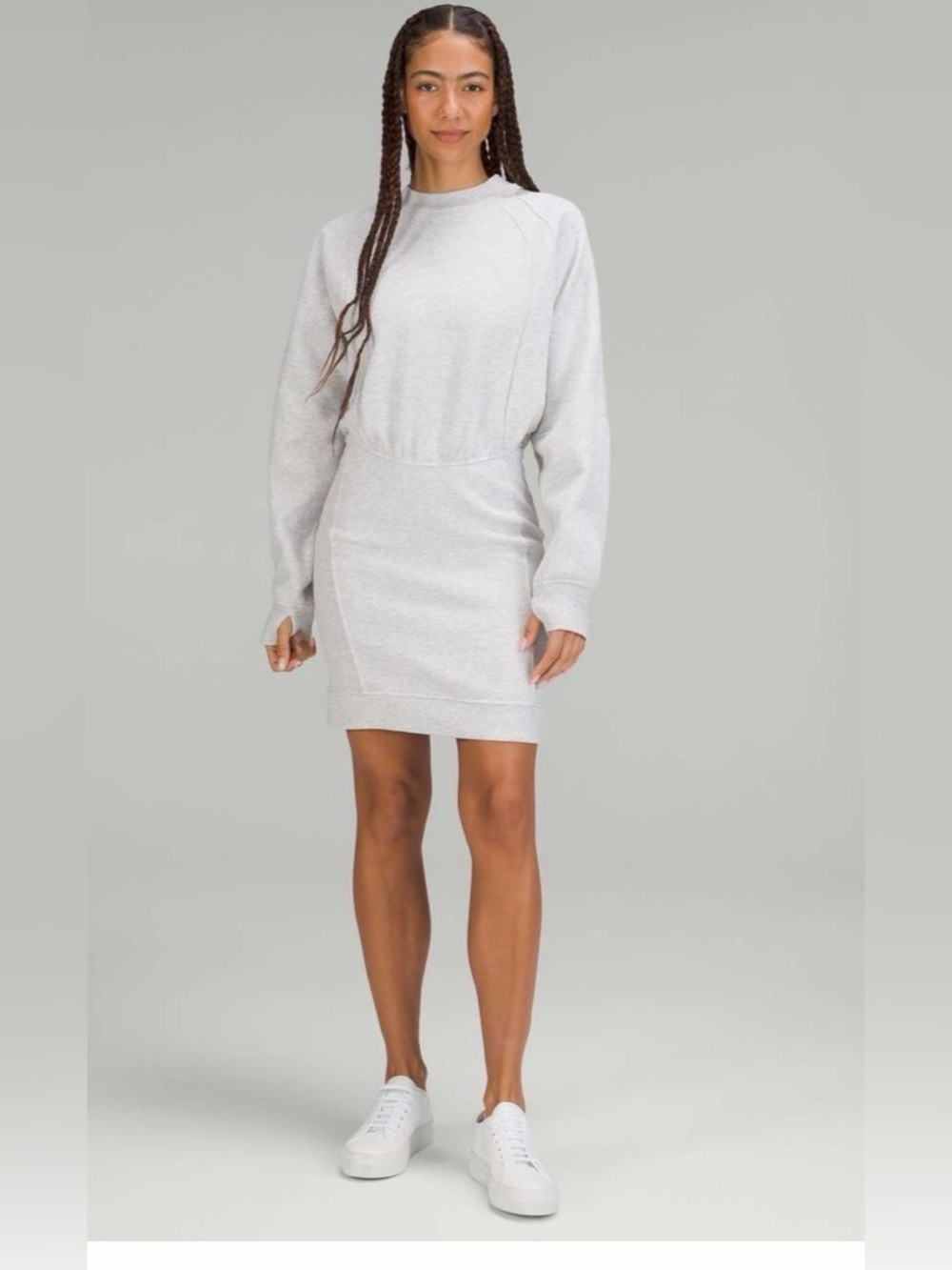 Lululemon Scuba Long Sleeve Dress
Heathered Core Ultra Light Grey
